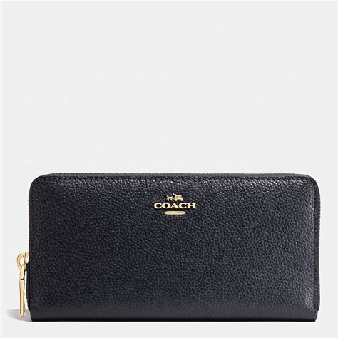 coach leather wallet